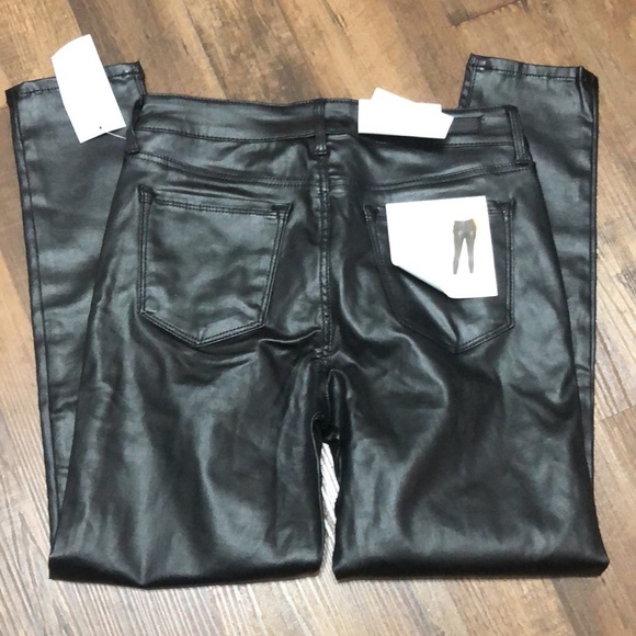 Social Standard by sanctuary mid rise ankle skinny pants coated finish - Picture 6 of 14